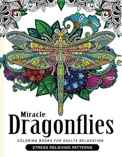Amazoncom Dragonflies Mandalas An Adult Coloring Book - 