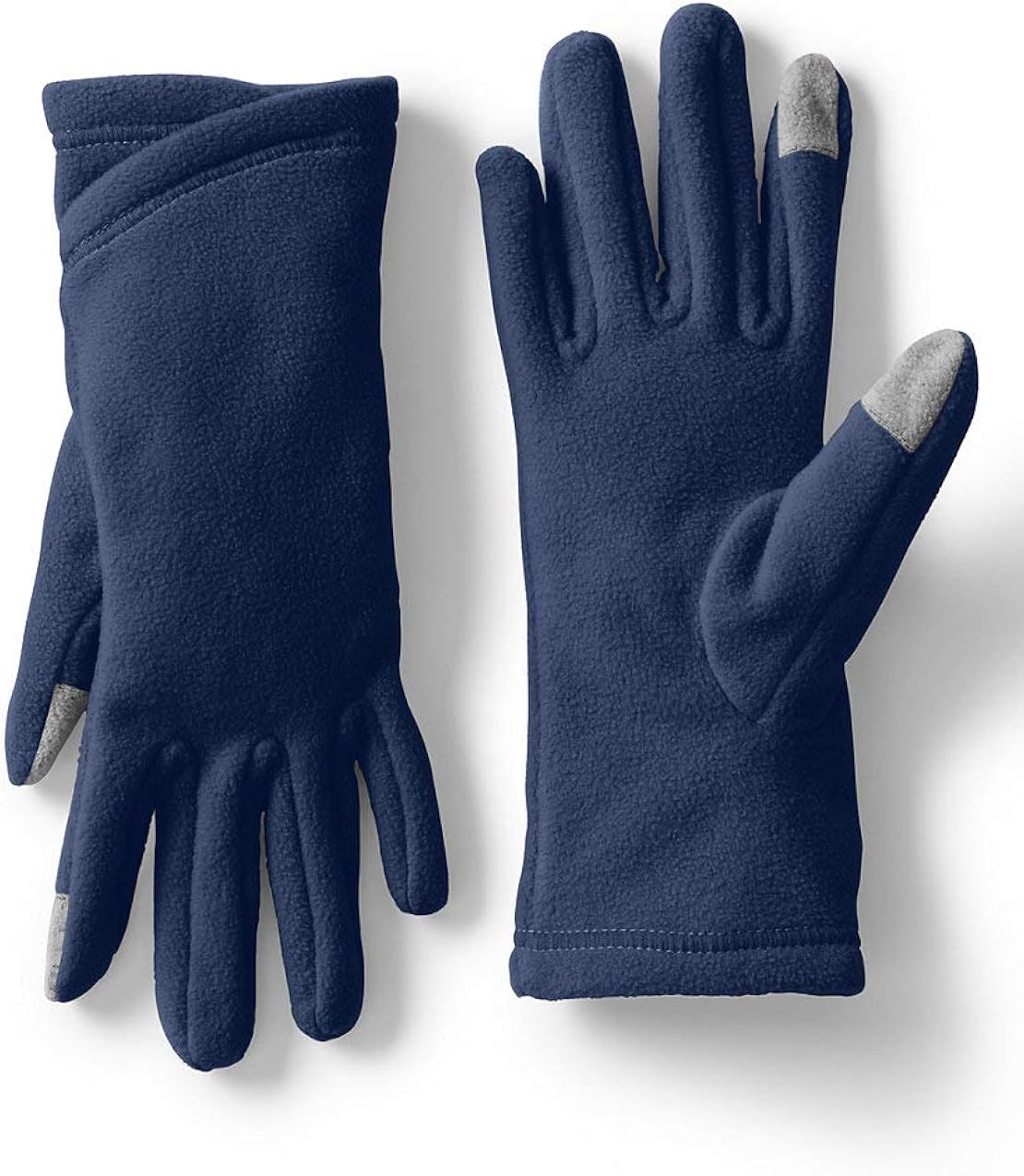 Lands' End Women's Fleece Winter Gloves at Amazon Women’s Clothing store