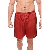 TexereSilk Men's 100% Organic Mulberry Silk Boxer Shorts - Luxury Underwear Breathable and Comfortable (Country Club)