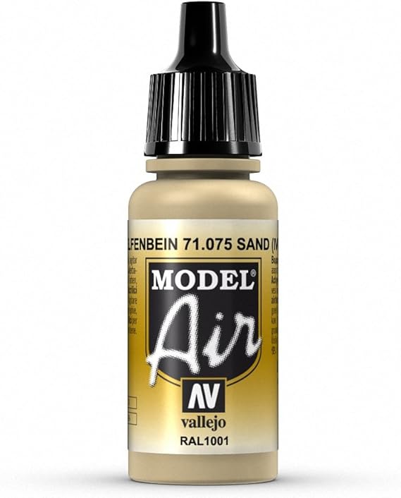 Vallejo Model Air 17 ml Acrylic Paint Ivory Acrylicos Vallejo