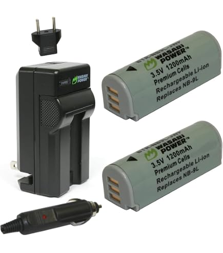 Kastar Wall Charger For Canon NB-9L CB-2LB Battery & Powershot SD4500 IS Camera