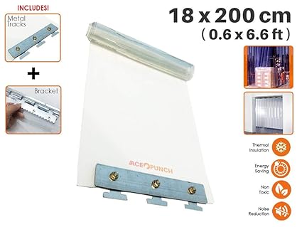 Amazon Com Acepunch Pvc Plastic Strip 18cm X 200cm 0 6 X 6 6 Ft