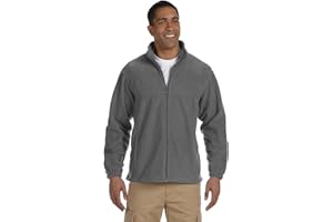 Harriton Men's 8 oz. Full-Zip Fleece