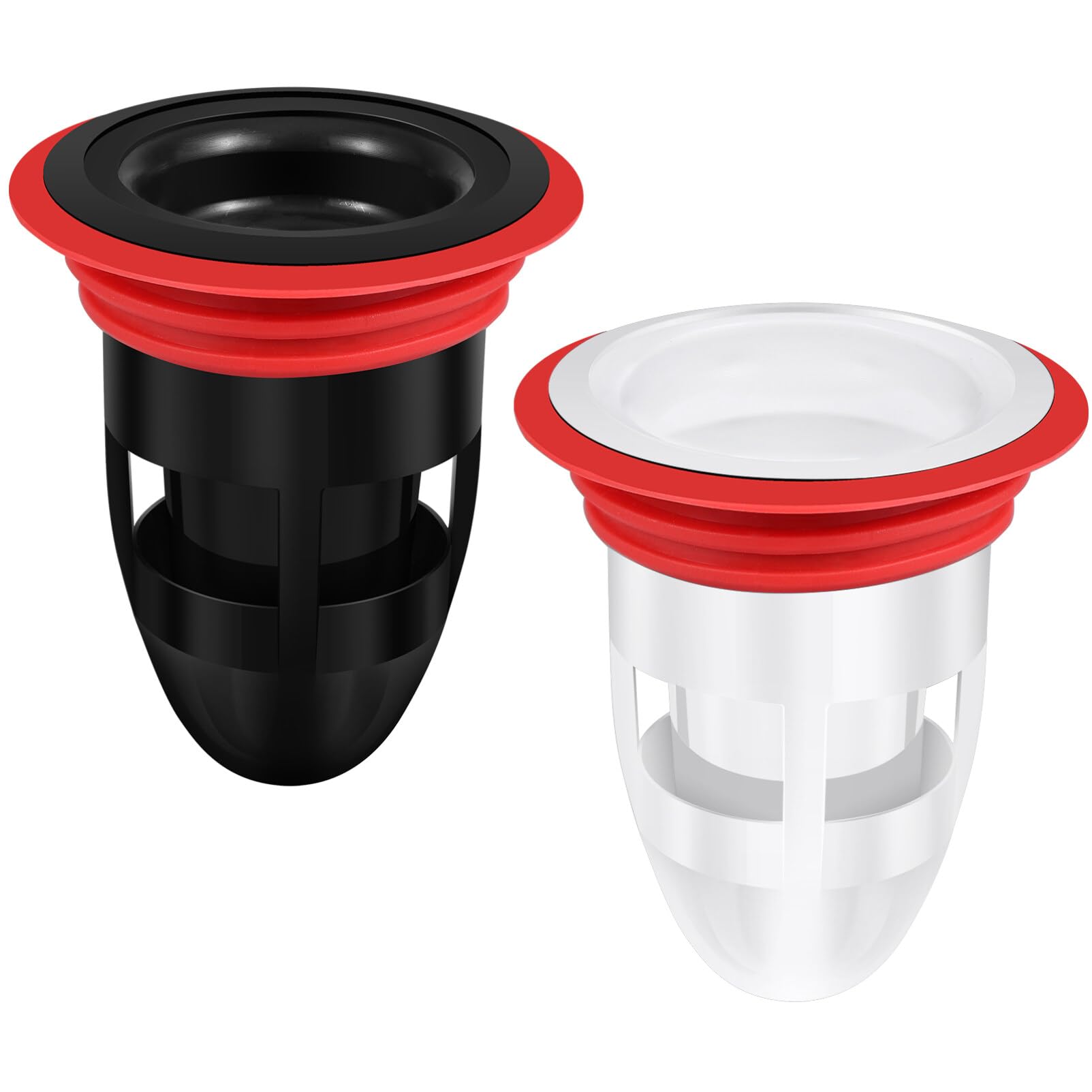 Vosarea 2PCS Shower Floor Drain Backflow Preventer Sewer Core Anti-Odor Plug for Kitchen Bathroom