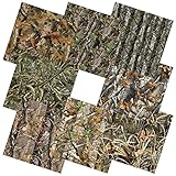 Camo Self Adhesive Backed Vinyl Sheets 12