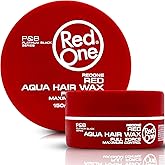 Redone Hair Wax Red 150ml | Ultra Hold &amp; Maximum Control | High Shine Styling Wax for Men &amp; Women | Edge Control &amp; Non-Sticky Finish | Strawberry Scent | Professional Barber Hair