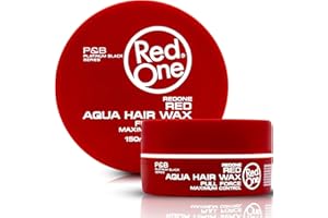 Redone Hair Wax Red 150ml | Ultra Hold & Maximum Control | High Shine Styling Wax for Men & Women | Edge Control & Non-Sticky Finish | Strawberry Scent | Professional Barber Hair