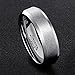 Tungsten Ring Mens Wedding Band 4mm/6mm/8mm Black/Rose Gold Plated Matte Finish Brushed Polish/Beveled/Edge Comfort Fit