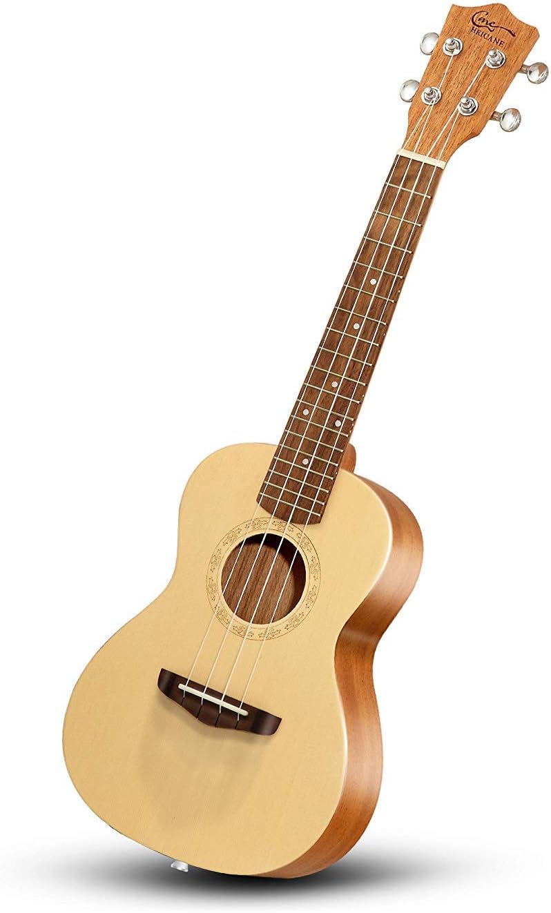 Hricane Ukulele Tenor 26 inch Spruce Mahogany Wood Ukulele Tenor Kit with Strings Gig Bag