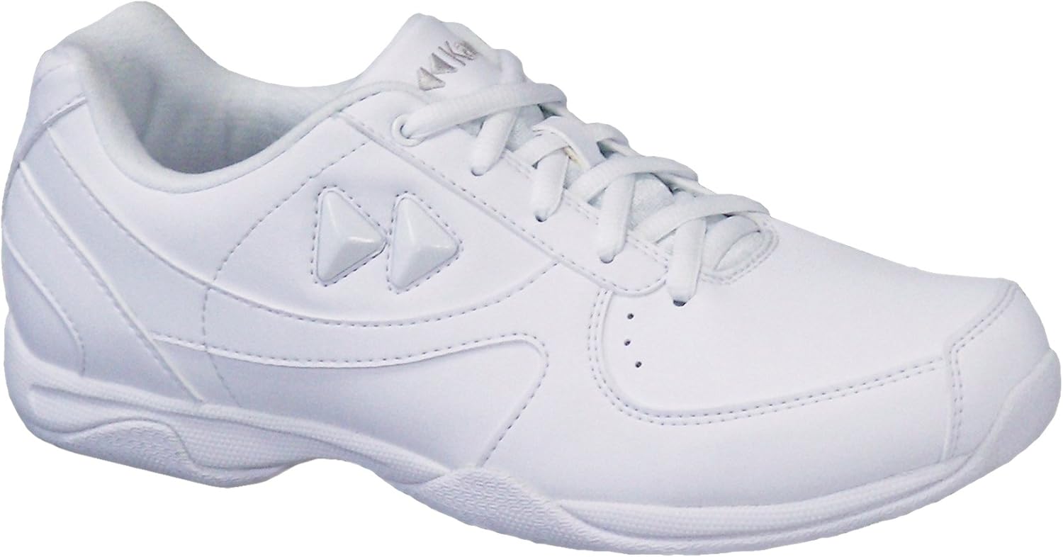 Kaepa Elevate Cheer Shoe (Pair), White, 9.5 Cheerleading