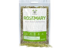 Herbalista Premium Whole Rosemary Leaves 3oz (85g) - Hoja de Romero Deshidratada - Aromatic and All-Natural - Perfect for Meats, Fish, Infused Oils, Dips, and Teas - Authentic Mexican Touch to Your Dishes