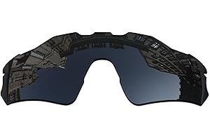 Vonxyz Lenses Replacement for Oakley Radar EV Path OO9208 Sunglass - Stealth Black Polarized