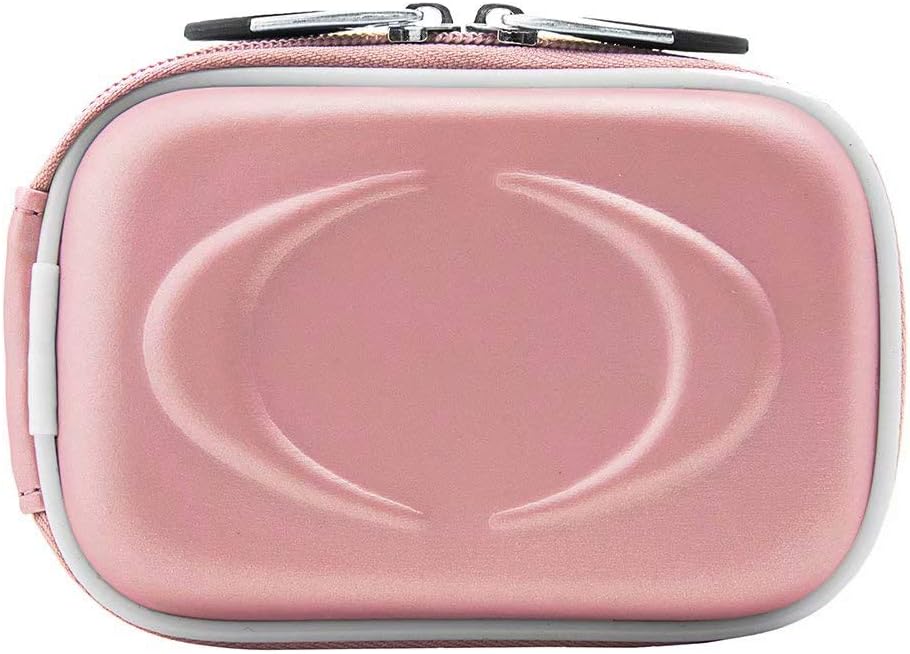 Compact Digital Camera Case for GoPro, Olympus, FUJIFILM, Nikon, Mokacam, SJCAM, ThiEYE (Pink)