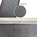 AULLY PARK Universal Genuine Leather Car Steering Wheel Cover Stitching Style (Size L, Gray)