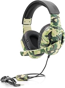 eLUUGIE Game Headset Gaming Headphones with Microphone Noise Cancelling Mic Compatible with Xbox One/ PS4/ Nintendo Switch/PC Mac Computer
