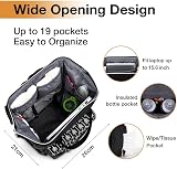 Lekebaby Nappy Changing Bag Backpack with Mat & Stroller Straps Arrow Print view 3