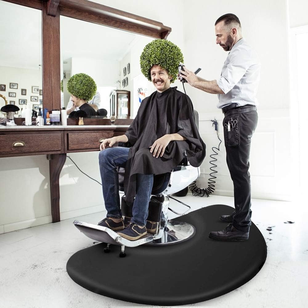 3 ft. x 5 ft. Salon Anti Fatigue Mat for Hair Stylist,Salon Barber Chair Barber Stations Floor Mat,Non Slip,Waterproof,High-Heel Proof,1/2 inch Thick: Kitchen & Dining