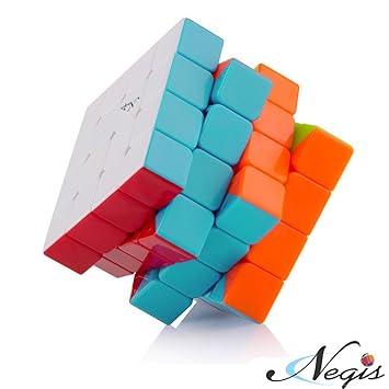 Negi 4x4x4 Stickerless New Speed Cube Puzzle