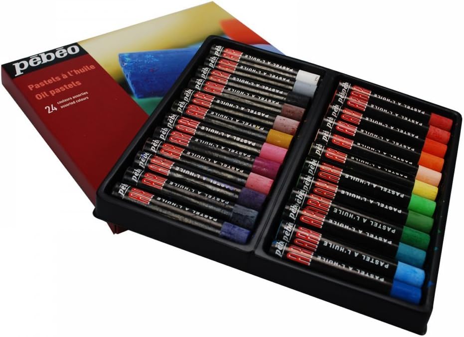 Pebeo Oil Pastels 24 Assorted Colours Amazon.co.uk Toys & Games