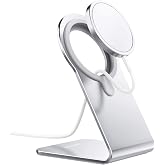 Stand for MagSafe Charger, CreaDream Aluminum Stand Holder for iPhone 16 15 14 13 12 Series, Magsafe Accessories Compatible with iPhone 16 15 14 13 12 Plus, Pro, Pro Max [MagSafe Charger Not Included]