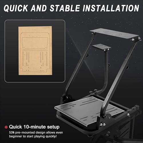 Sim Racing Adjustable Wheel Base Mount Marada Racing Wheel Stand - Adjustable Sim Racing Stand For Logitech ...