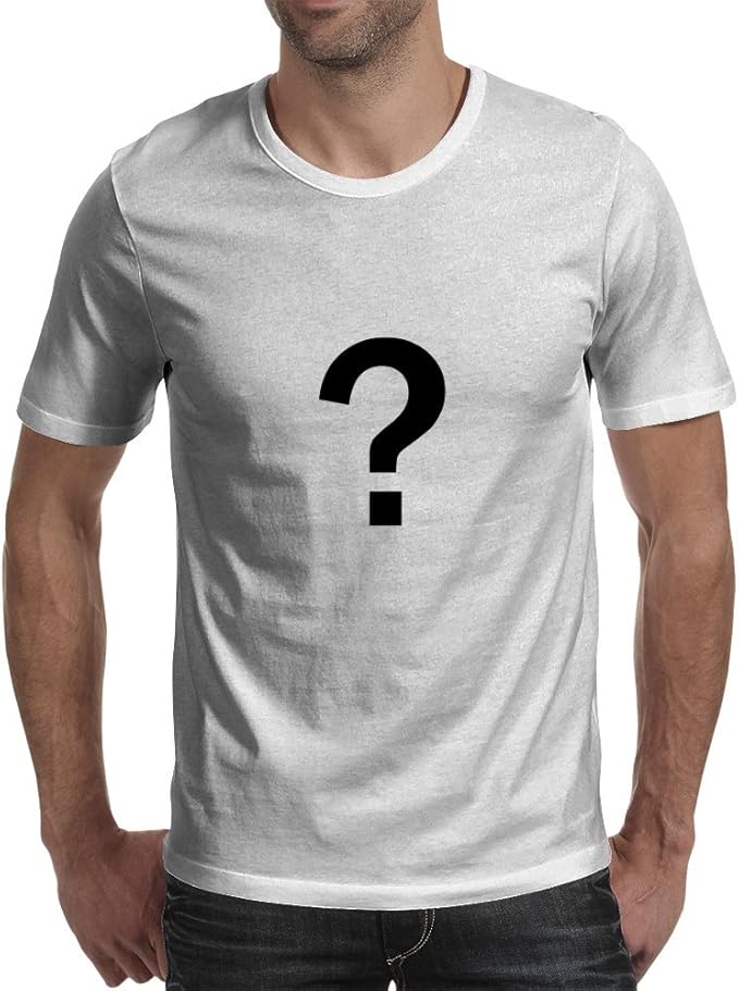 Question Mark Mens TShirt White / Medium Amazon.ca Clothing