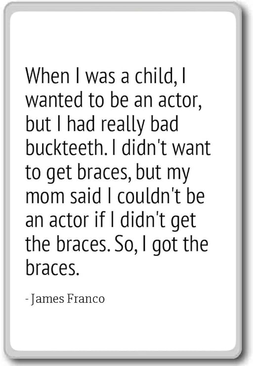 Imán para nevera con texto en inglés «When I was a child, I want ...