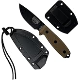 ESEE Knives 3P Fixed Blade Knife with Molded Polymer Sheath