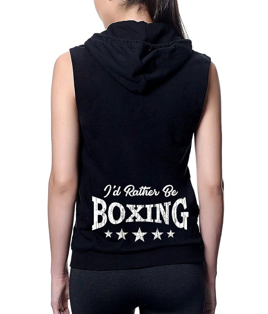 interstate apparel sleeveless hoodie