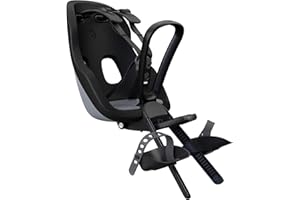 Thule Yepp Nexxt 2 Mini - Front Mounted Child Bike seat - Lightweight & Breathable seat - Adjustable footrests & footstraps - Fast Mount System - 5 Point Harness System - Magnetic childproof Buckle