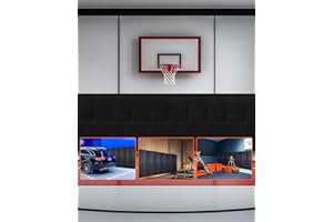 VEVOR Basketball Pole Pad, Heavy Duty Wrap Around Pole Padding,Gym Wall Padding, Foam High Density Basketball Court Wall-Moun