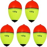CWSDXM Slip Bobbers Float, EVA Fishing Floats and Bobbers for Crappie, Walleye, Panfish &amp; Bass, Adjustable Sliding Bobbers with Floatage from 0.35oz to 4.23oz