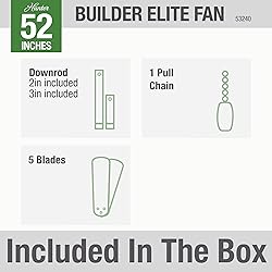 Hunter Fan Company 53240 Builder Elite Indoor