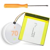 For Nest Thermostat Battery 3rd Generation: TL284443 Battery Replacement | for Nest Learning Thermostat E gen 3 T4000ES Smart Home with Tool