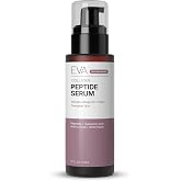 Eva Naturals Collagen Peptide Serum for Face, Multi-Peptide Complex, 2 oz | Anti-aging formula with 3 signal peptides and hyaluronic acid to hydrate and firm the look of skin; use after microneedling
