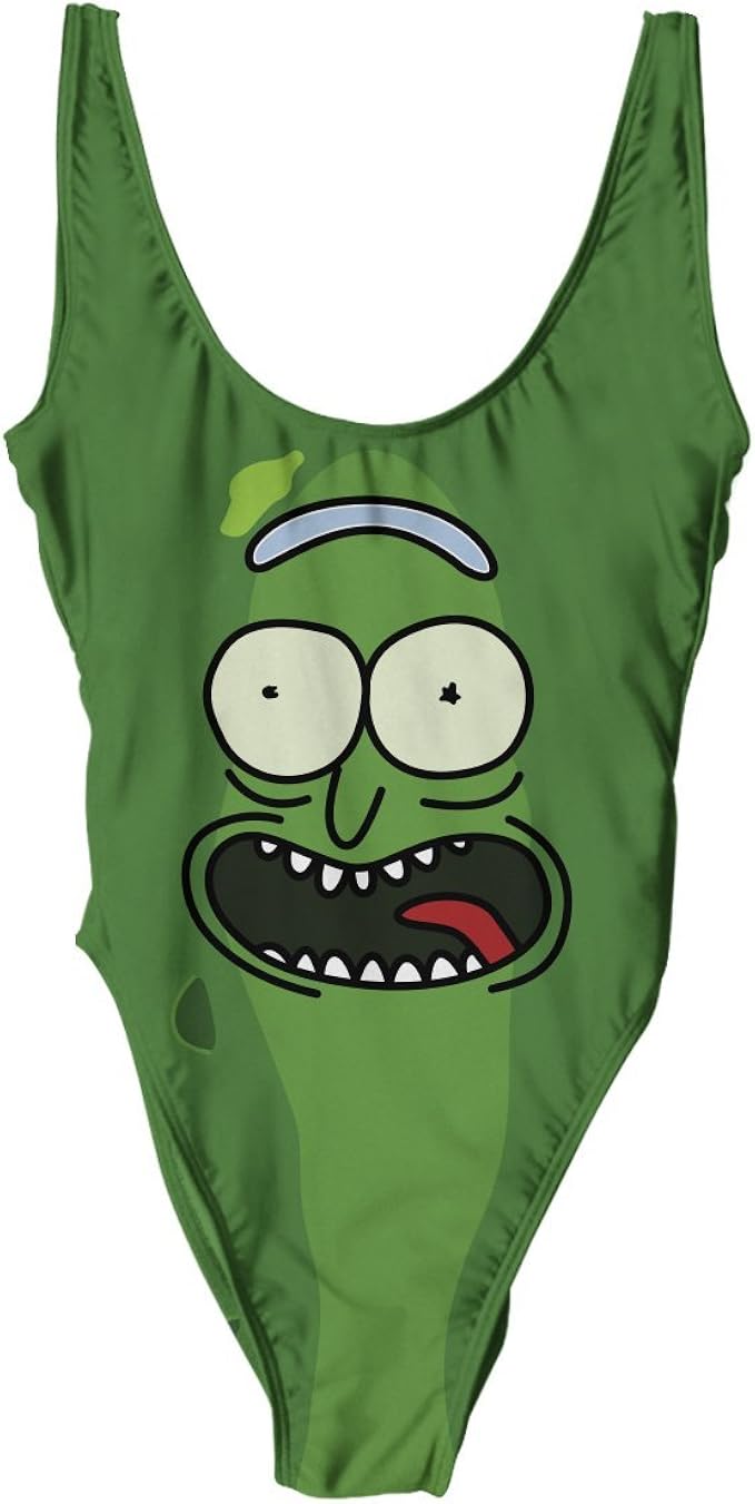 pickle rick bathing suit