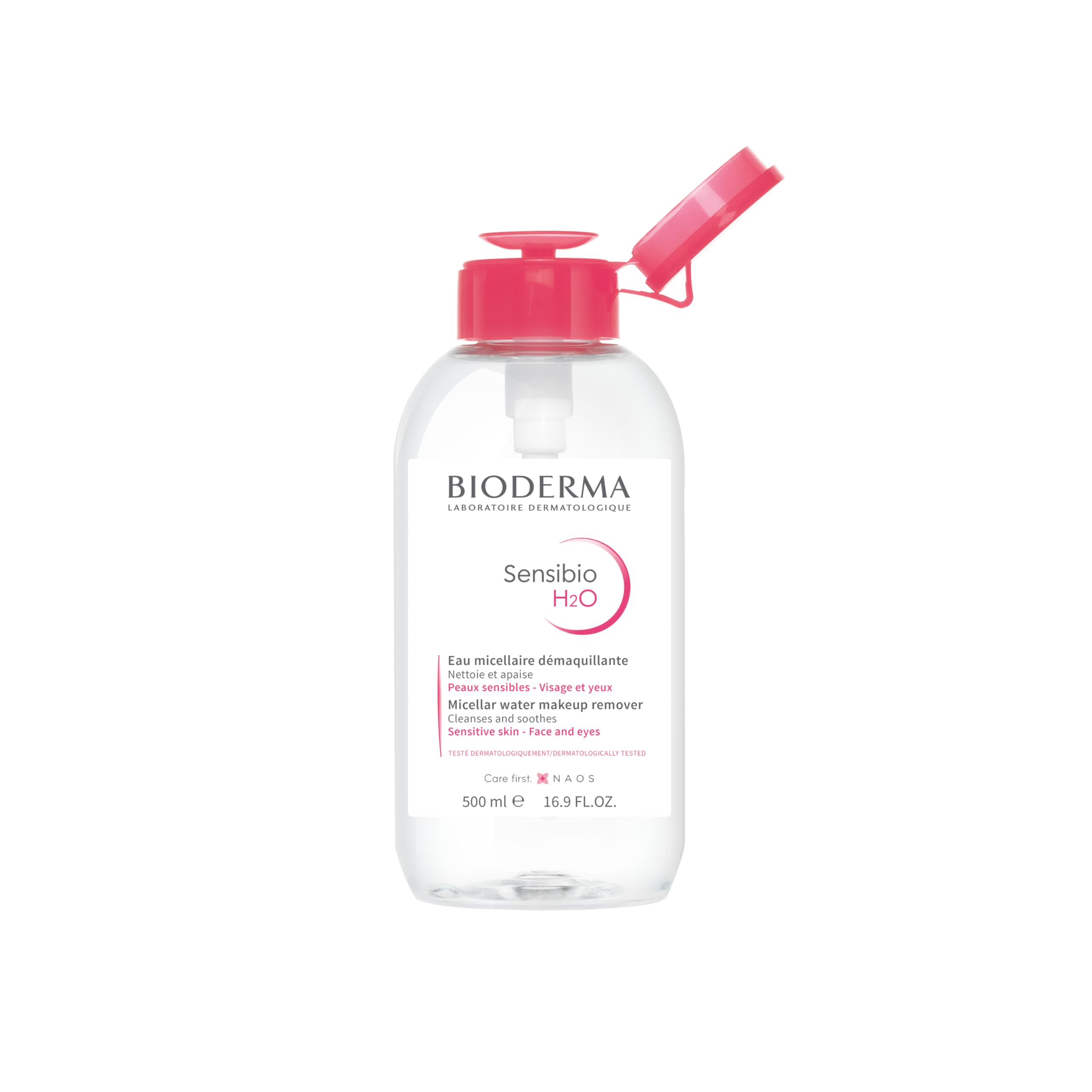 Bioderma Sensibio - H2O Micellar Water - Makeup Remover Cleanser - Face Cleanser for Sensitive Skin
