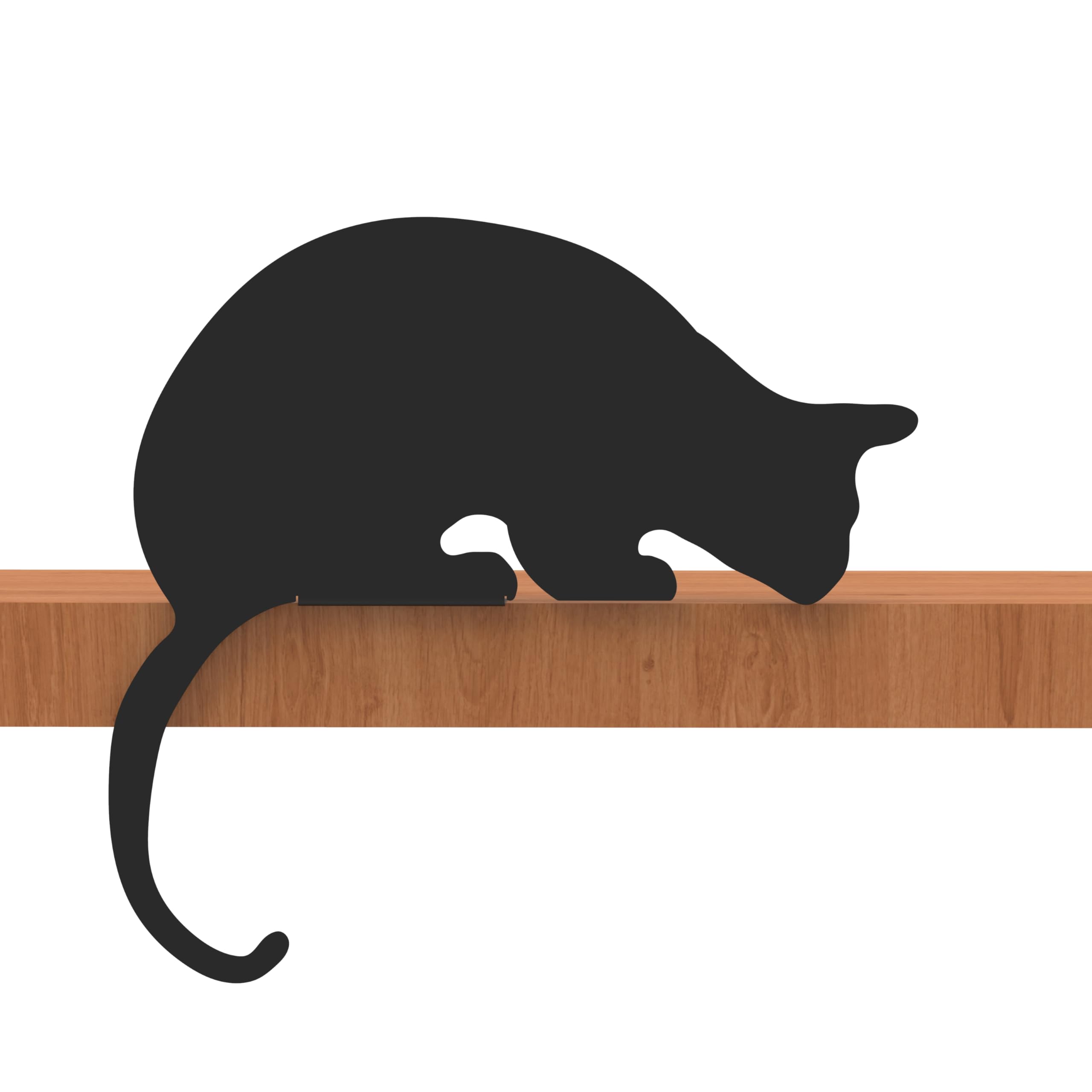 Artori Design Cat's Meow | Churchill Figurine | Decorative Metal Cat Silhouette | Cat Decoration Statuette | Cat Lover Gift | Cat House Decor (Sherlock)