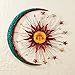 Collections Etc Metal Moon Sun and Stars Wall Decor