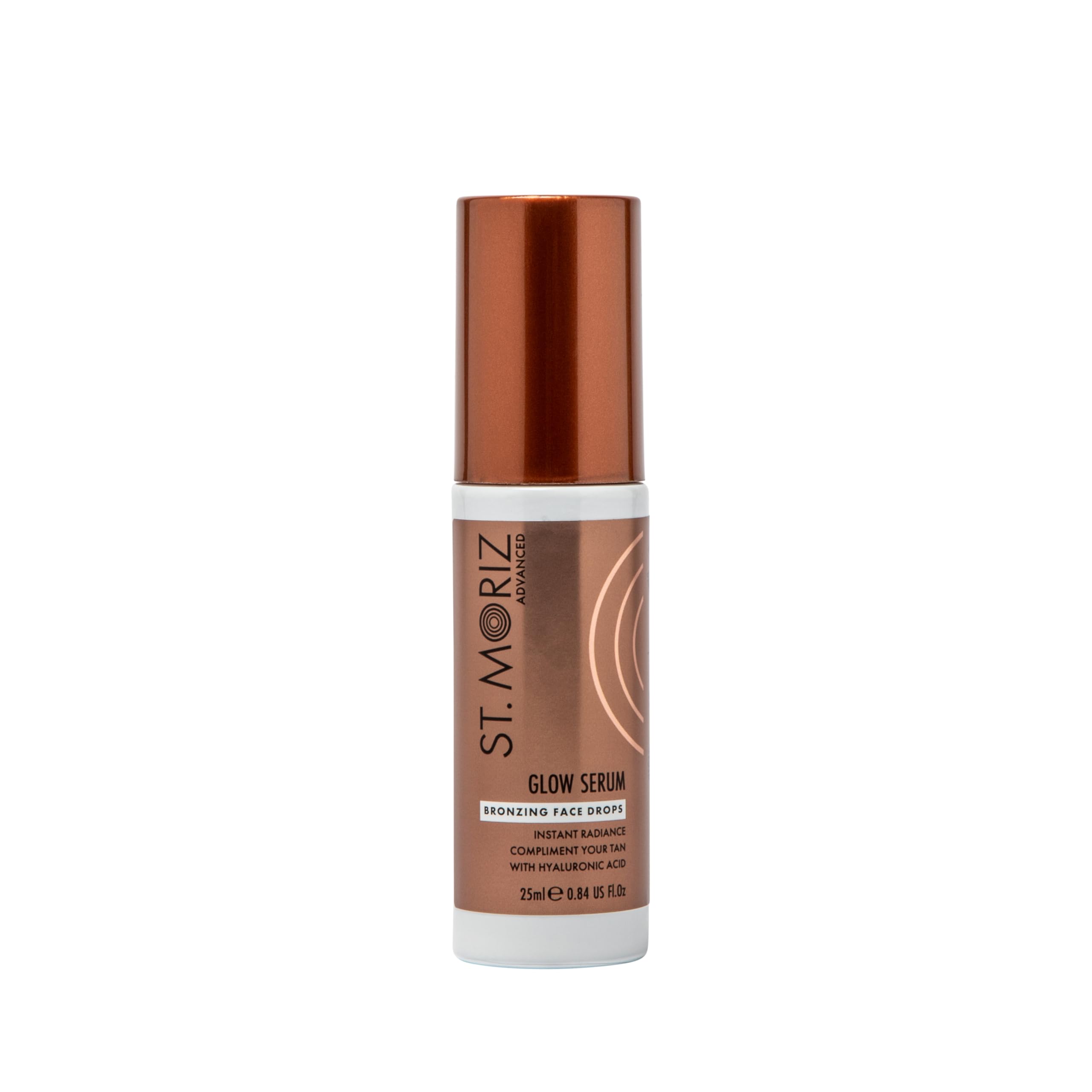 St Moriz Advanced Glow Serum Bronzing Drops | Bronzing Face Serum with Hyaluronic Acid | Gives an Instant Sun-Kissed Complexion | Natural Glow Enhancer | Liquid Bronzer for Face | Vegan | 25ml — image 1