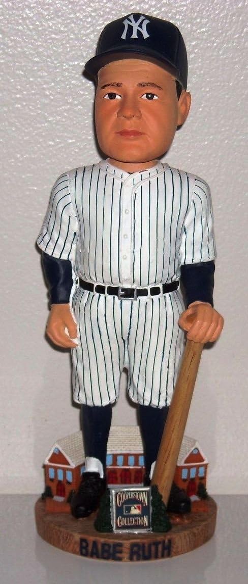 Babe Ruth New York Yankees 10" Cooperstown Collection Bobblehead