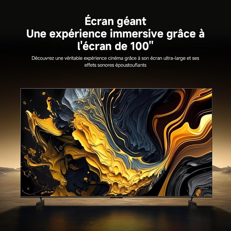TV Max 100 2025, Google TV, 100 inch, QLED, 144Hz, Smart TV, Dolby Vision