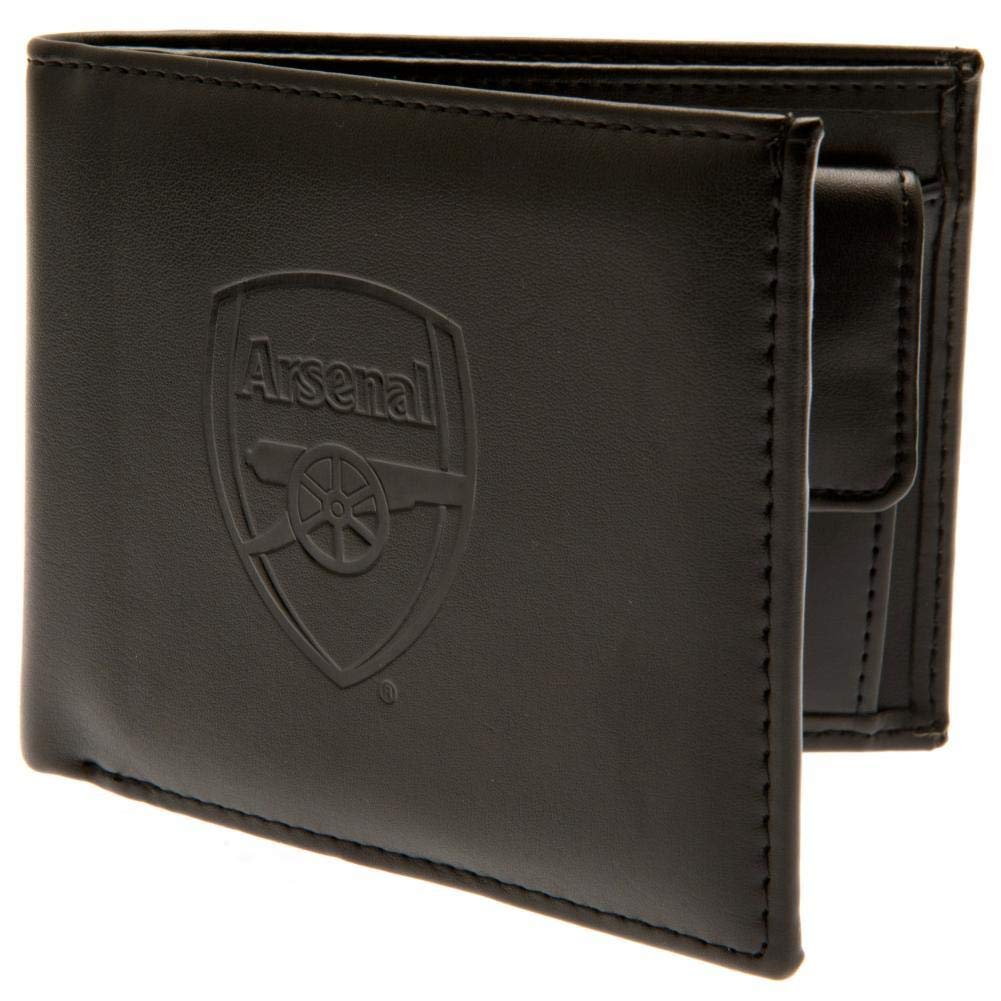 Football Arsenal Club Official Leather Wallet RFID Protection Team Crest Badge