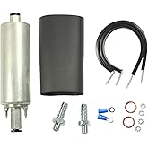 High Flow Pressure External Inline 255LPH Fuel Pump With Installation Kit Replacement For GSL392 400-939 Universal