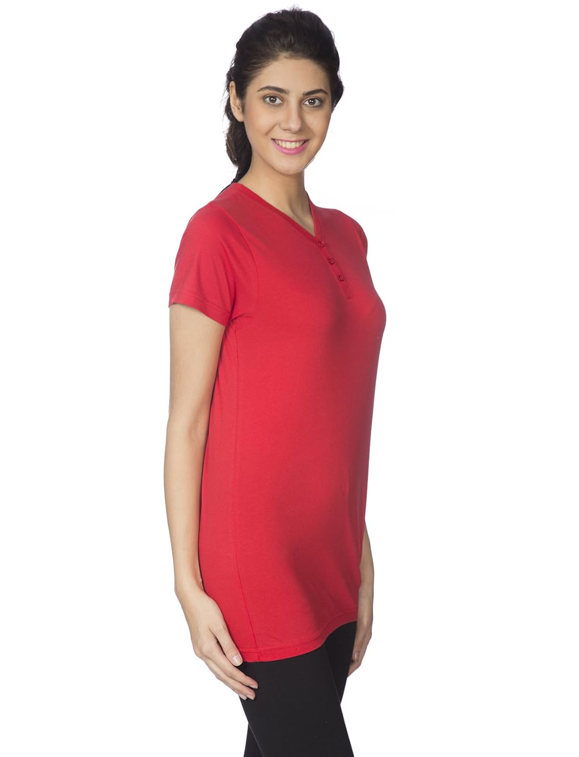 goldstroms women's yoga button down plain top