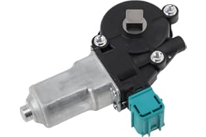 FUELHOOD Front Left Driver Side Power Window Regulator Lift Motor for Nissan Cube 1.8L 2009-2014 No.80731JX30C 6 Pin Car Wind