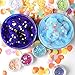 78PCS Slime Supplies Kit Include Sugar Paper Accessories Floam Beads Fishbowl Beads Glitter Jars Heart Slices Shell Slime Kits to Make Slime Toys