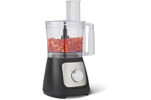 �鶹�� Basics Food Processor and Vegetable Chopper, 10 Cup Bowl, 2-Speed, 500 Watt Motor, Black