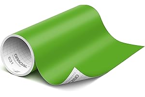 ORACAL 631 Matte Lime-Tree Green Vinyl Durable Roll Easy to Weed Permanent Adhesive Craft Vinyl for Plotting Machines, Decals