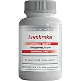 Lumbroke Advanced Lumbrokinase Enzymes 900,000 IU per capsule Maximum Strength Enhanced with 2000 FU Nattokinase & Serrapeptase for Optimum Circularoty & Cardiovascular Support Delayed Release
